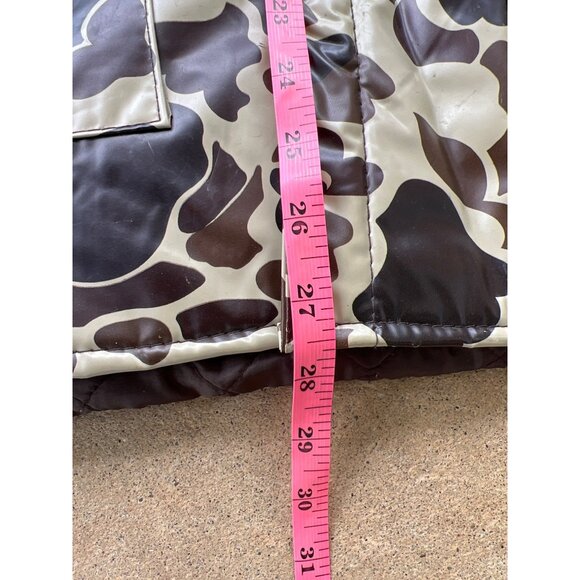 Vintage Duck Bay Camouflage Hooded Jacket Medium PVC & Nylon B4 - Picture 5 of 5